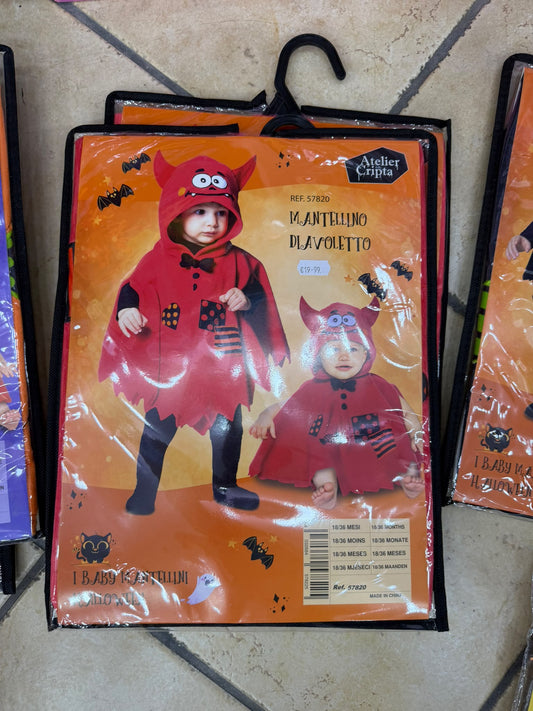 HALLOWEEN MANTELLINA DIAVOLETTO