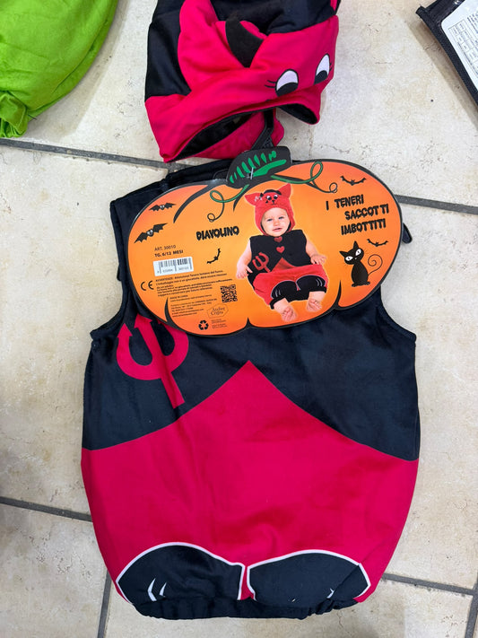 HALLOWEEN DIAVOLETTO 6-12 MESI