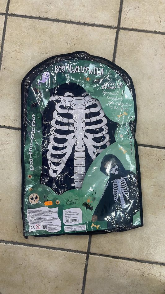 HALLOWEEN SCHELETRO MANTELLO
