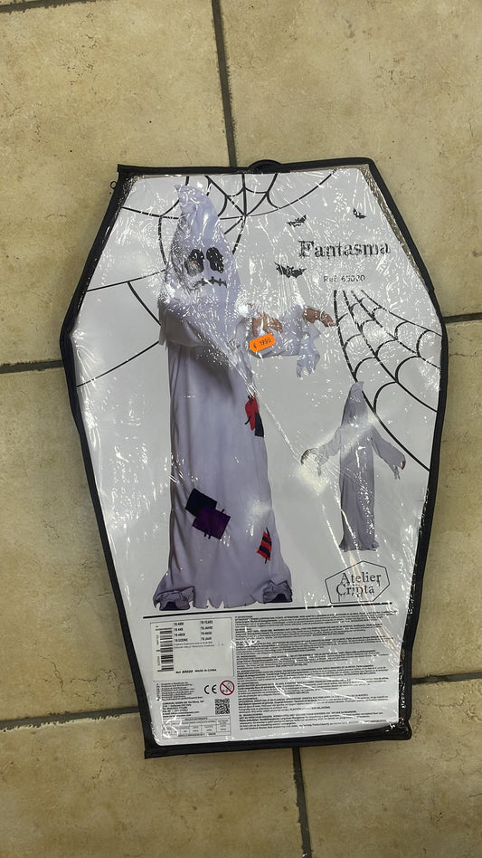 HALLOWEEN FANTASMA 7-8 ANNI
