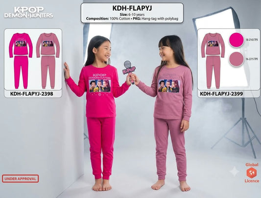 K-POP PIGIAMA COTONE 100%  STAMPA COLORATA