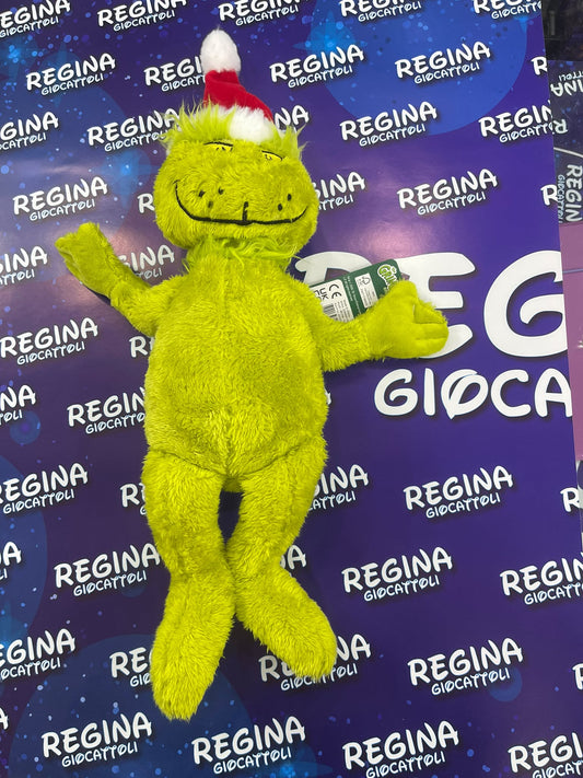 PELUCHE GRINCH CAPPELLO BABBO NATALE 35 CM