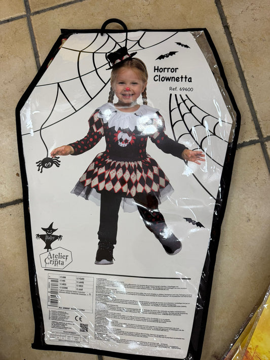 HALLOWEEN HORROR CLAWNETTA 1-2 ANNI