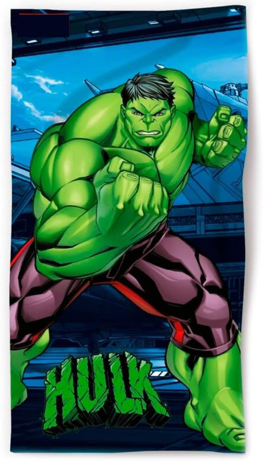 Telo mare piscina bagno gli I Vendicatori The Increible Hulk - 140 x 70 cm Certificato