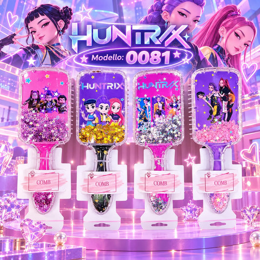 K-POP SPAZZOLA GLITTER HUNTRIX