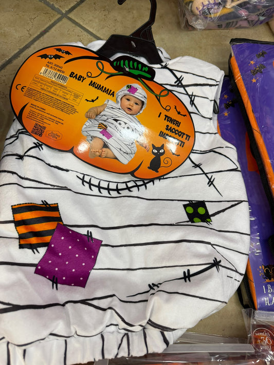 HALLOWEEEN BABY MUMMIA 6-12 MESI