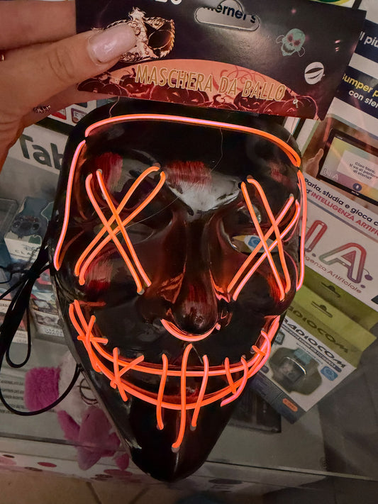 MASCHERA NEON HALLOWEEN