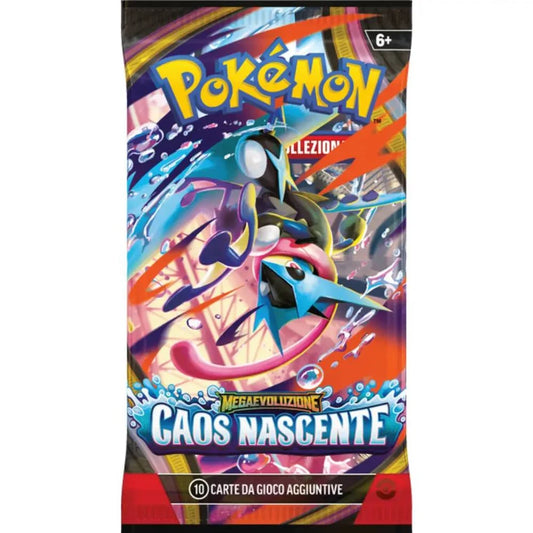 Pokemon Megaevoluzione Caos Nascente Busta - CARPK10407-I