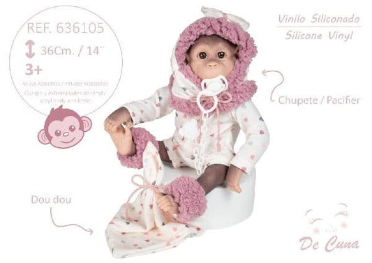 SCIMMIETTA REBORN 36 CM