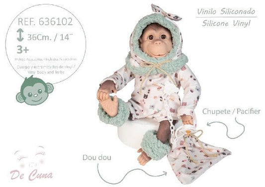 SCIMMIETTA REBORN 36 CM