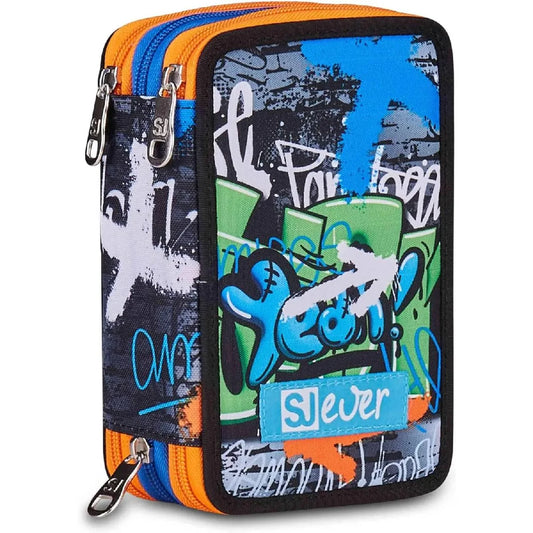 SEVEN Sj Everast Astuccio 3 Zip High Flames