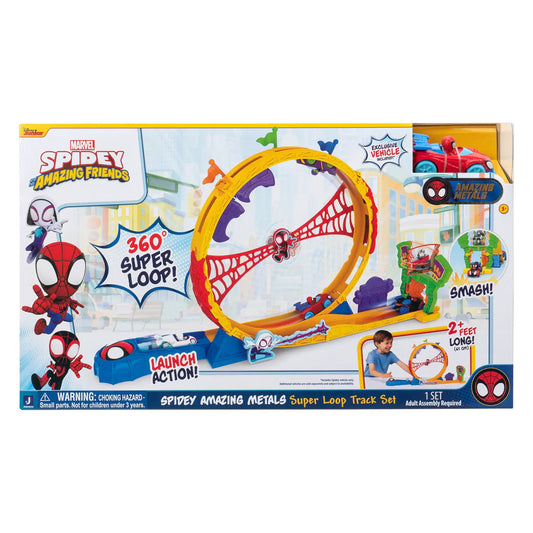 Spidey Pista Super Loop con Veicolo Esclusivo Die Cast