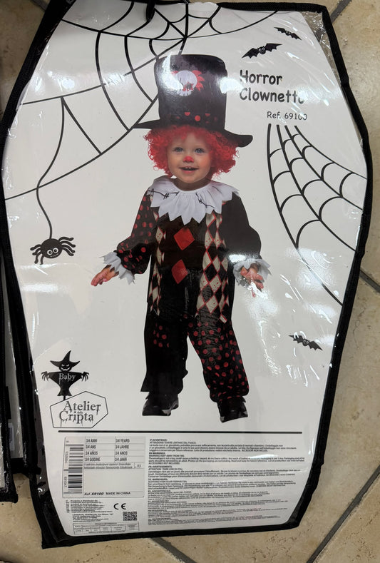 HALLOWEEN CLOWN 3-4 ANNI