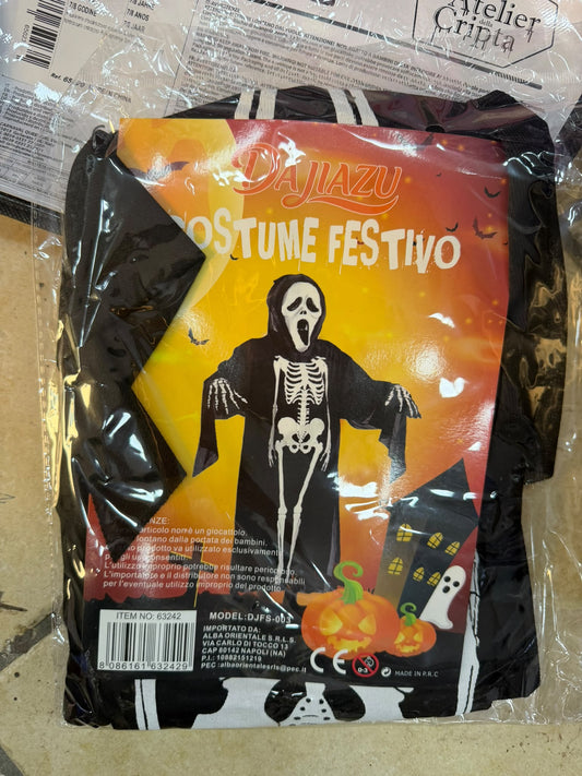 HALLOWEEN VESTITO SCHELETRO BIMBO