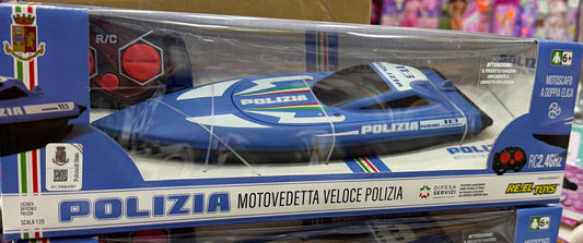 MOTOSCAFO TELECOMANDATO POLIZIA