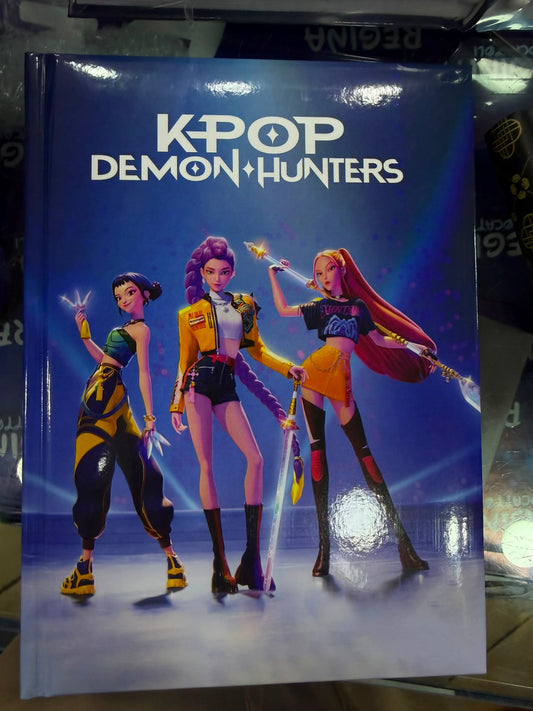 K-POP Demon Hunters Diario DATATO Copertina Rigida BLU VIOLA – Notebook da Collezione con Personaggi HUNTR/X – Regalo per Fan K-Pop, Ragazze, Adolescenti