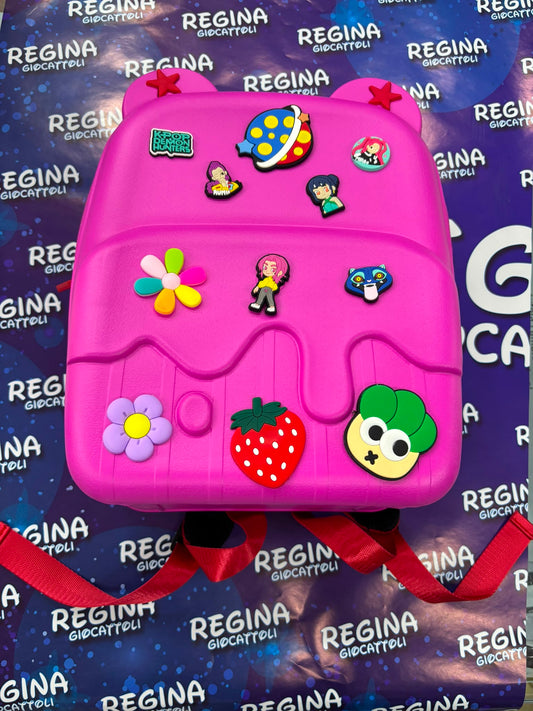 ZAINO ASILO KPOP GOMMA FUCSIA