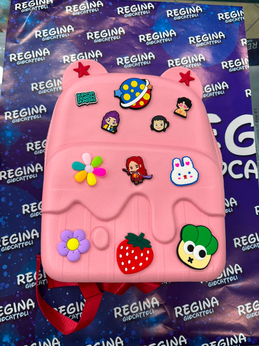 ZAINO ASILO KPOP GOMMA ROSA