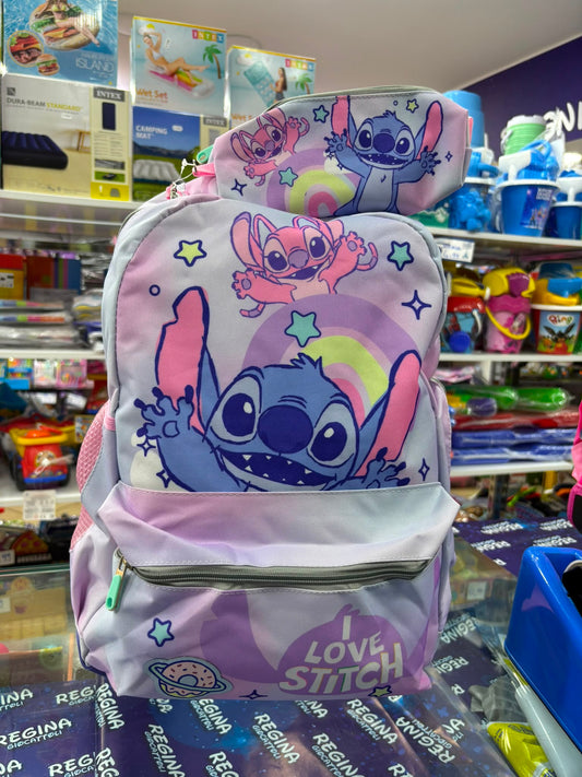 ZAINO STITCH +TOMBOLINO ELEMENTARI