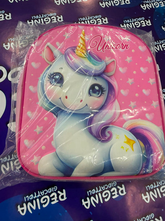 UNICORNO 3D ZAINO ASILO