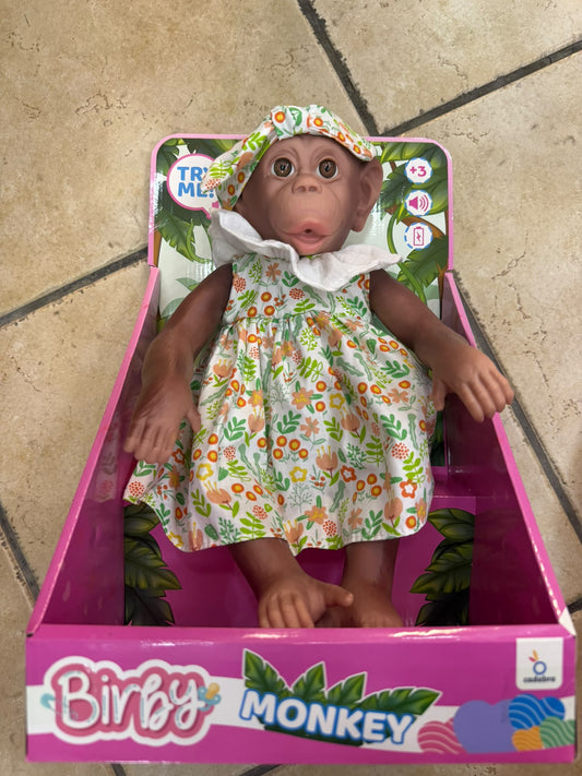 SCIMMIETTA SONORA MIMI 35 CM