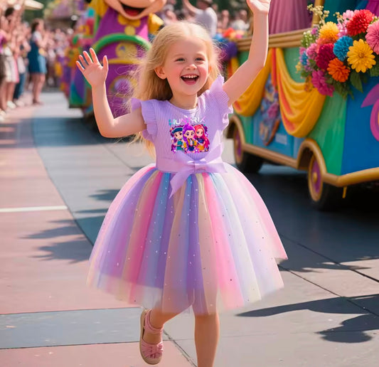 VESTITO KPOP TULLE GLITTER