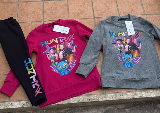 K-POP COMPLETO FELPA E LEGGINS COTONE