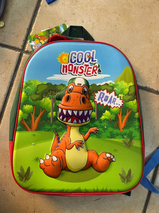 ZAINO ASILO 3D DINOSAURO