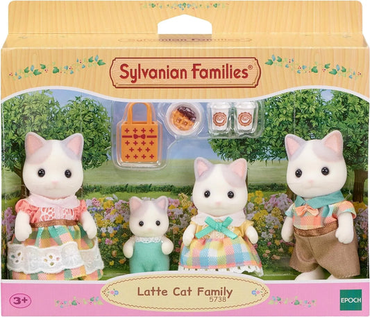 Sylvanian families – famiglia gatto latte – personaggi collezionabili del mondo sf