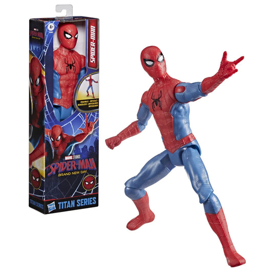 Hasbro marvel spider-man: brand new day, titan series, spider-man
