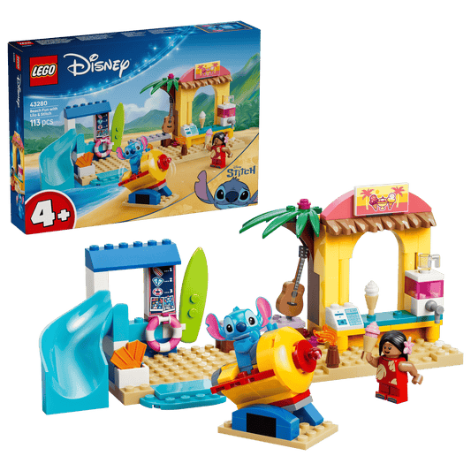Divertimento in spiaggia con Lilo e Stitch