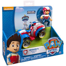 Paw Patrol, Quad diRyder con Personaggio da Collezione, per Bambini dai 3 Anni in su