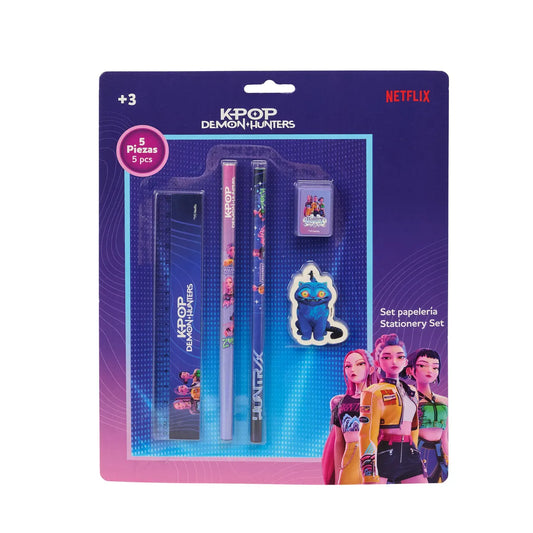 Set cancelleria completo k‑pop demon hunters ufficiale – kit scuola