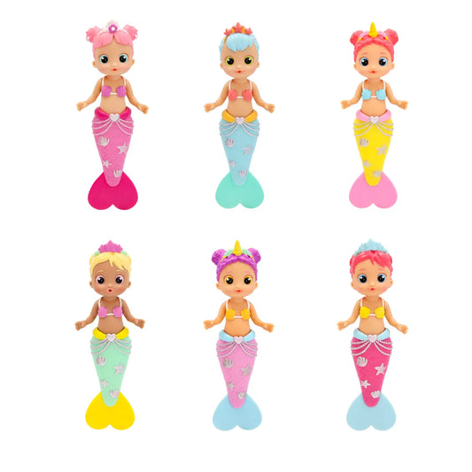 Bloopies dancing mermaids – 6 sirenette ballerine da collezionare, fanno piroette in acqua – assortito