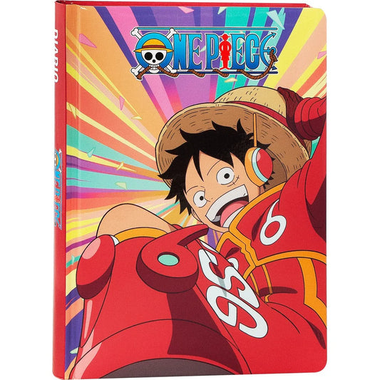 Diario 12 Mesi 2026/27 - One Piece - Giornaliero Non Datato rosso