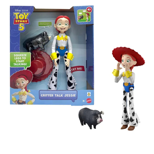 Jessie Toy Story 5 Action Figure Parlante 30 cm con Jimmy Dean, Mattel