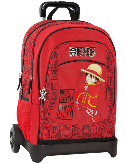 TROLLEY ZAINO Organizzato One Piece rosso