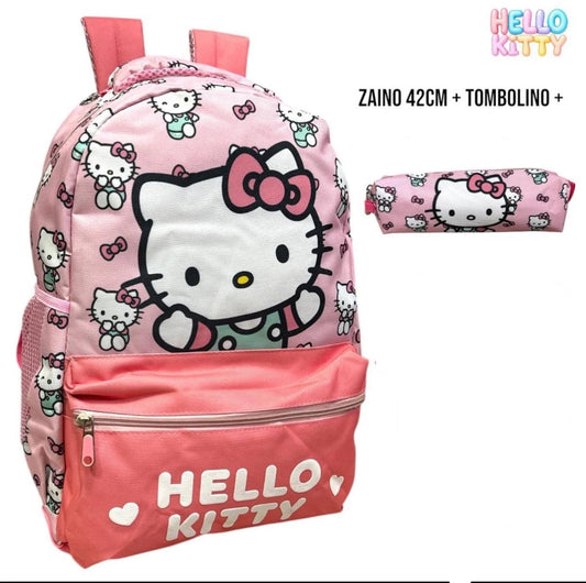 HELLO KITTY ZAINO ELEMENTARI PIU TOMBOLINO