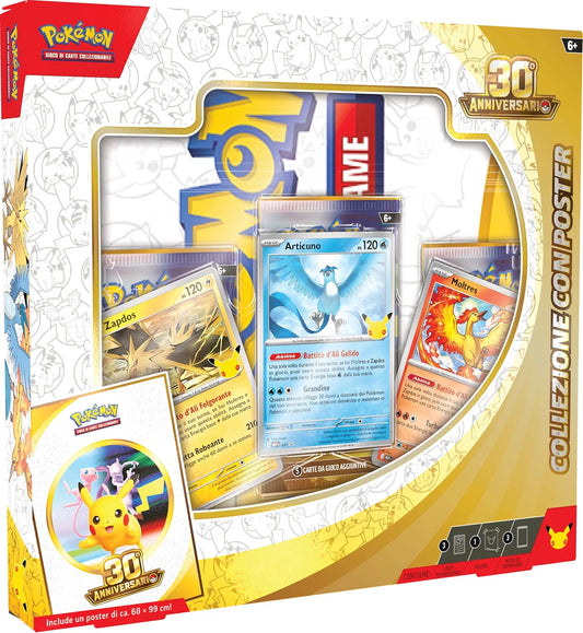 Pokémon 30° Anniversario Collezione con Poster ITA