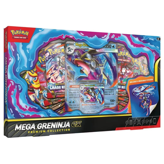 Mega Greninja ex Premium Collection | Mega Evolution Products | ITA