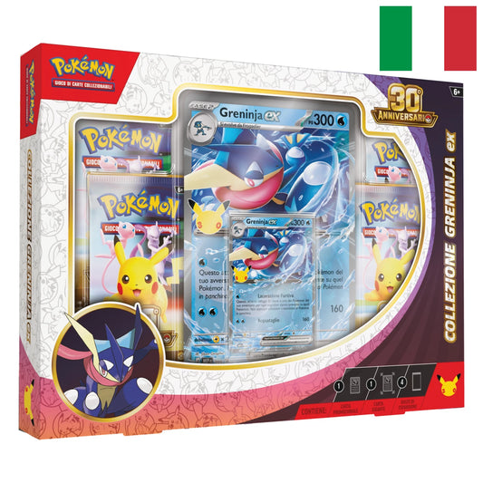 Pokémon Collezione Greninja Ex Dell'Espansione 30° Anniversario - Italiano