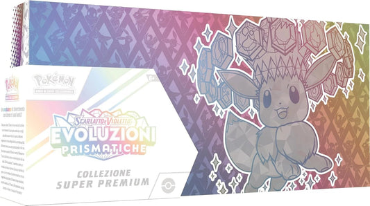POKEMON Evoluzioni Prismatiche SUPER PREMIUM Carte ITALIANO SCARLATTO e VIOLETTO