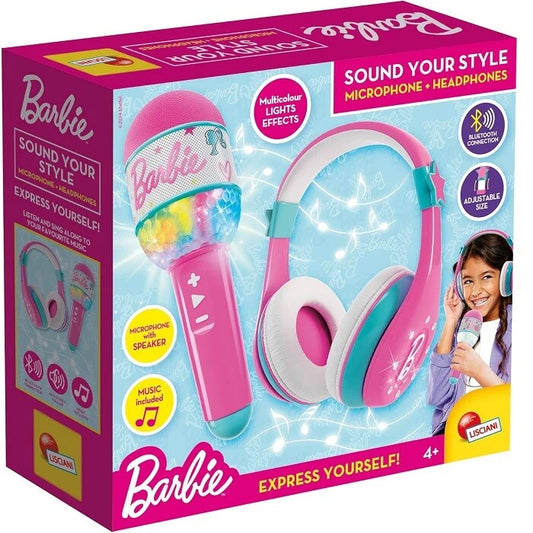 Lisciani Barbie Sound Your Style Set Microfono e Cuffie
