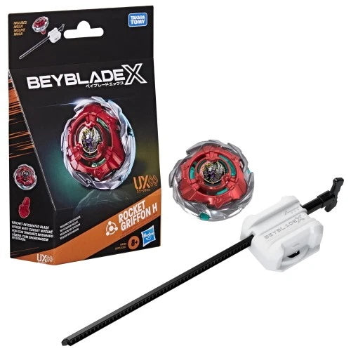 Beyblade X, set Starter Pack Strike Dran 4-50FF BX Infinity con trottola di attacco e lanciatore di Takara Tomy, trottole da combattimento giocattolo, dagli 8 anni in su