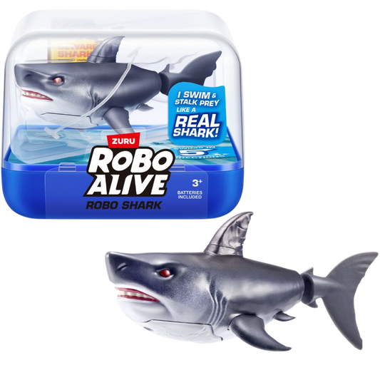 ZURU Robo Alive – Robo Shark Grande Squalo Bianco Serie 1